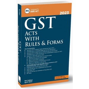 Taxmann's GST Acts with Rules & Forms Bare Act 2023